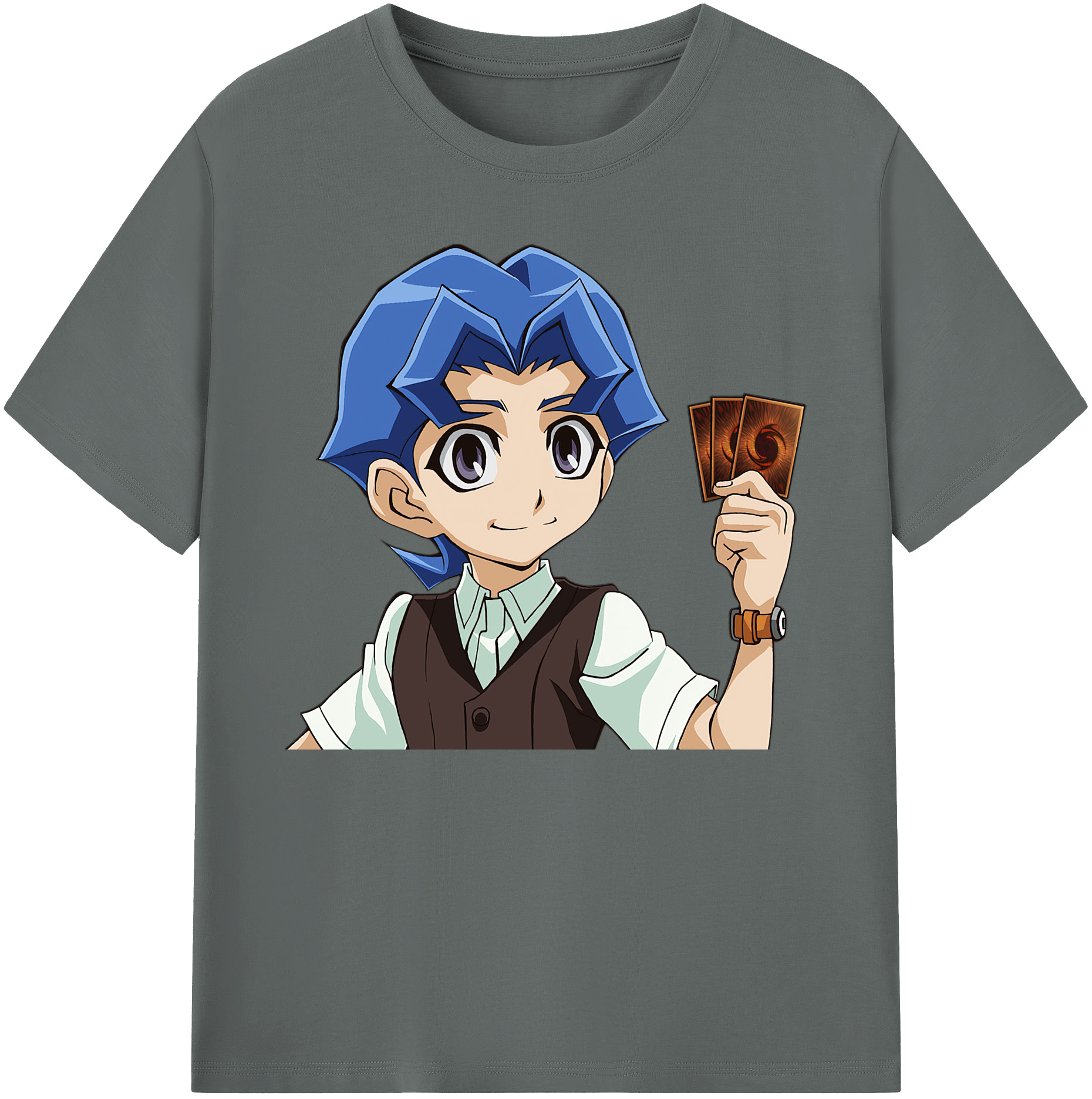 （画像用） 遊☆戯☆王 Yu-Gi-Oh! 綿100％ メンズ半袖Tシャツ｜肌触りやわらか＆通気性